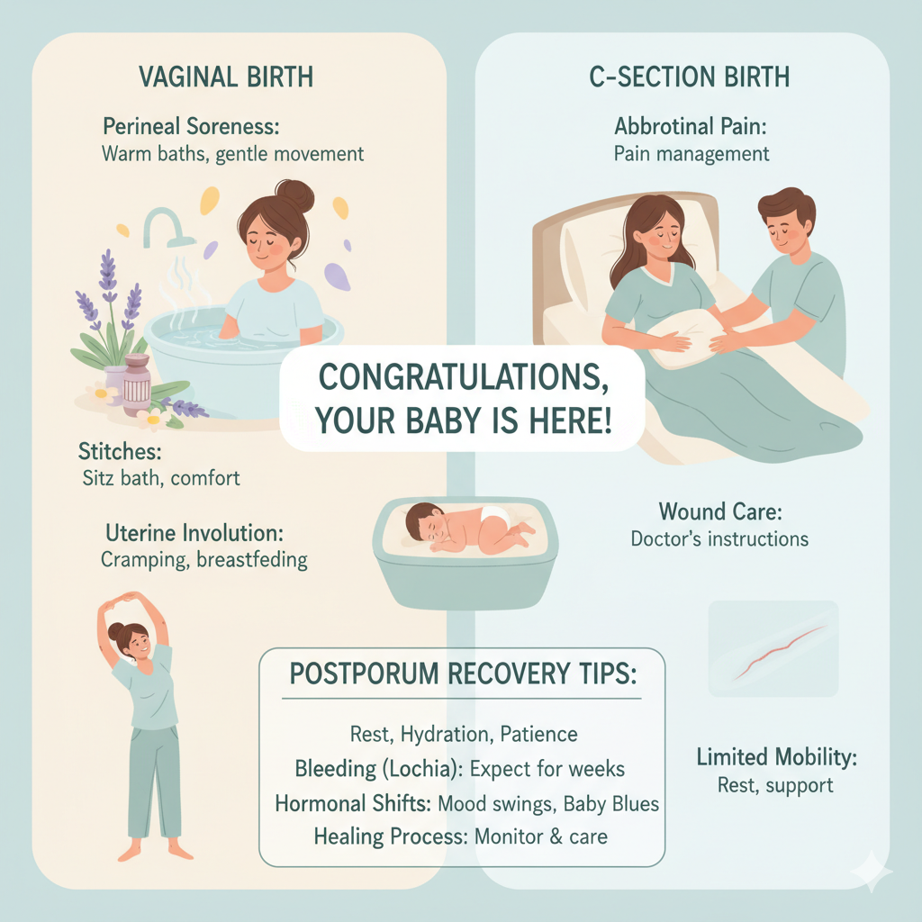 Birth & Recovery: What Happens After Delivery