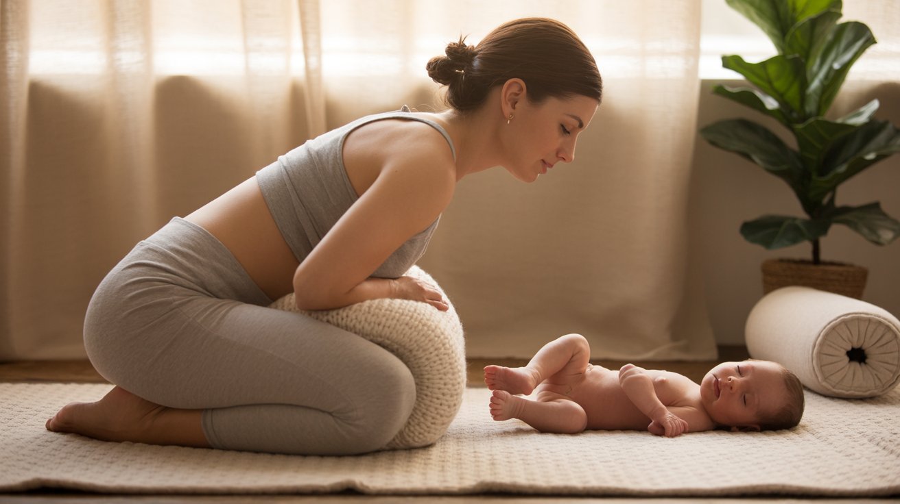 7 Best Postpartum Yoga Poses to Heal After Birth (A Gentle Guide)