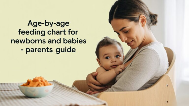 Age-by-Age Feeding Chart for Newborns and Babies (101 Complete Guide)