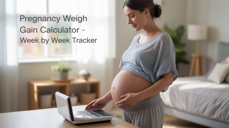 Pregnancy Weight Gain Calculator - Week by Week Tracker