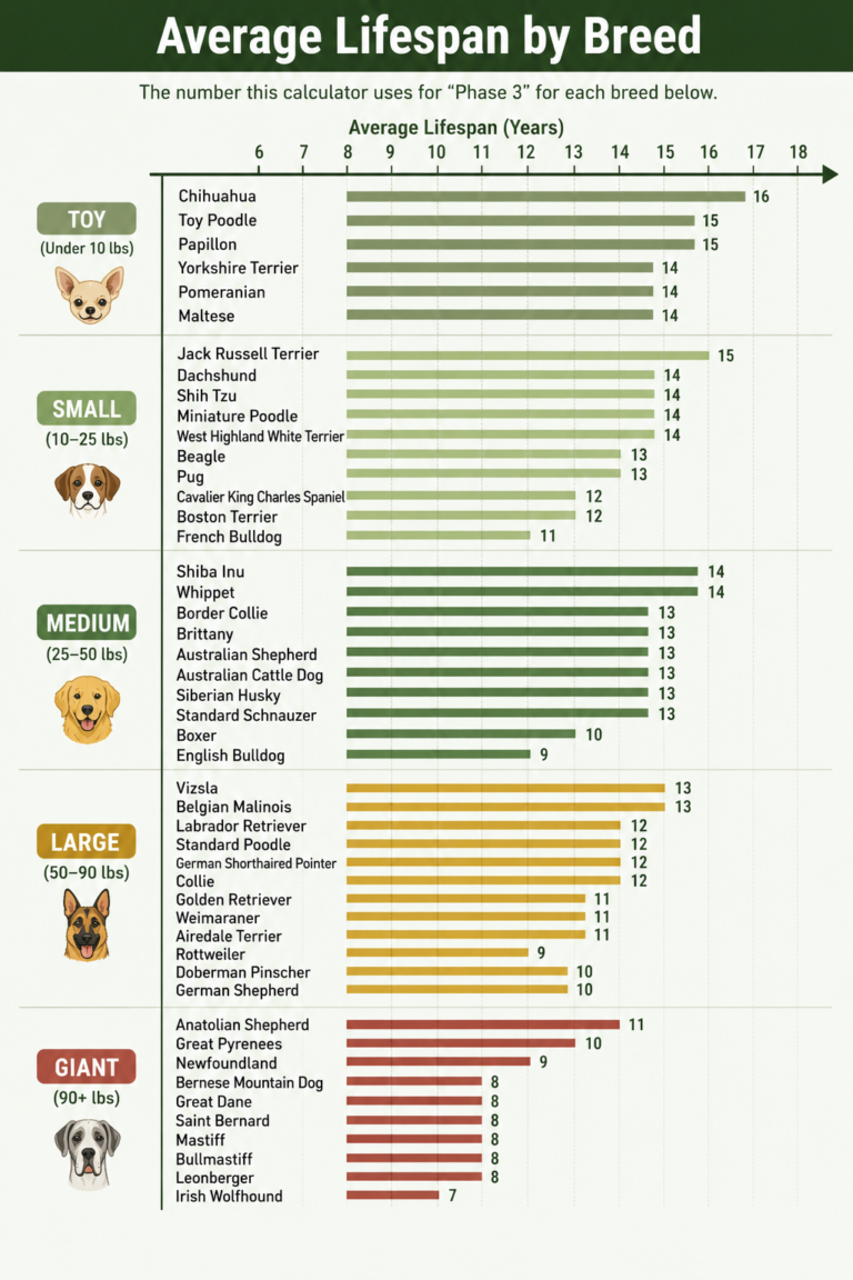 Dog Age Calculator: Find Your Dog’s Years to Human Years